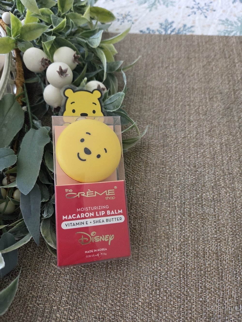 x Disney Winnie the Pooh Yellow Macaron Lip Balm - Picture 3 of 4